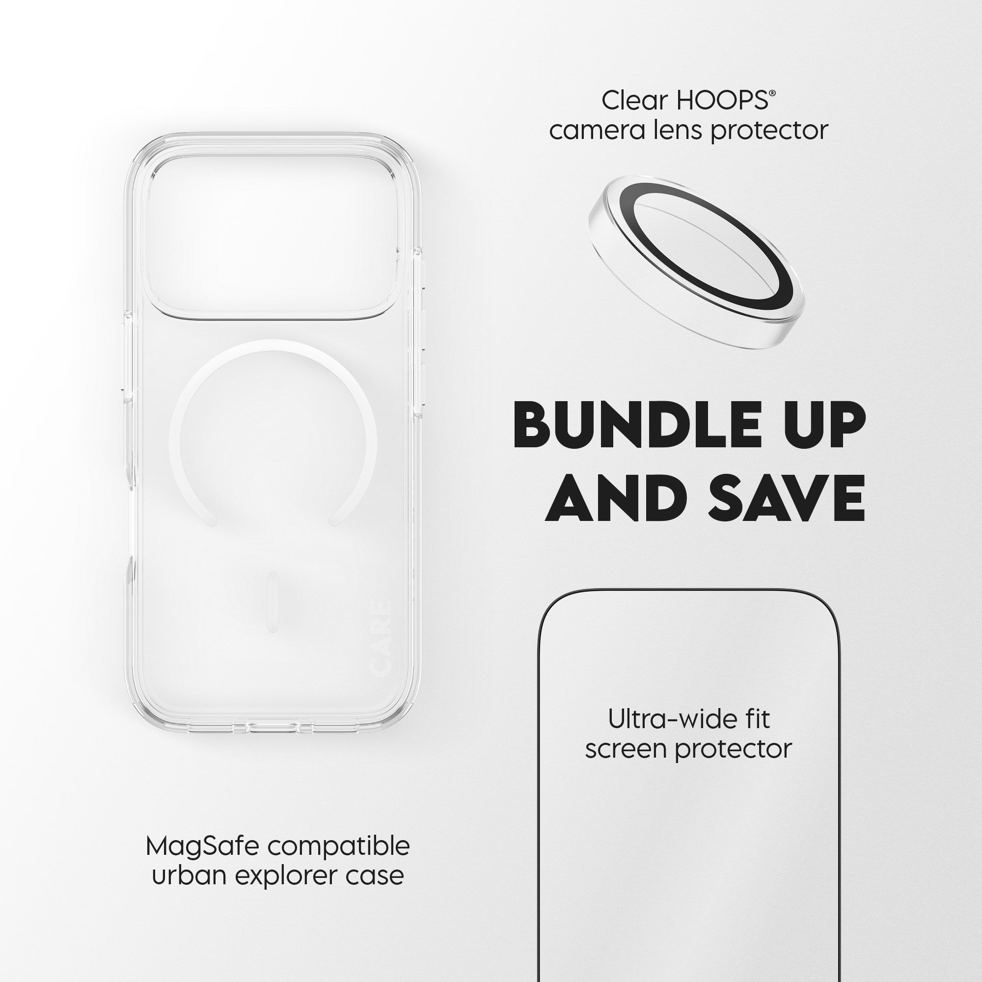 PanzerGlass® | CARE™ by PanzerGlass® 3-in-1 Bundle iPhone 17 Pro